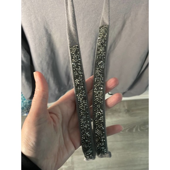 TORRID FLEECE EMBELLISHED DRAWSTRING HOODIE - Picture 6 of 6